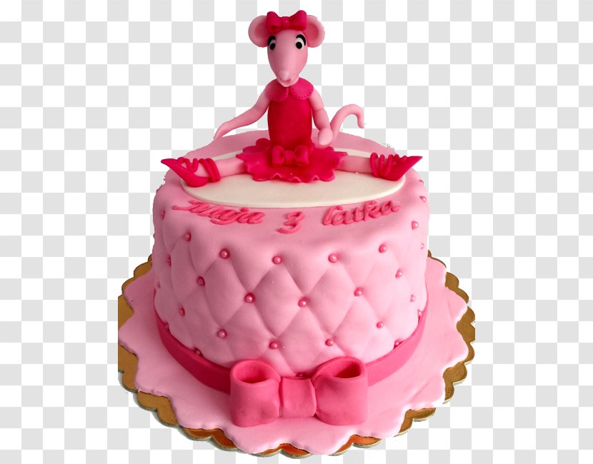 Torte Buttercream Birthday Cake Wedding Sugar - Pink Transparent PNG
