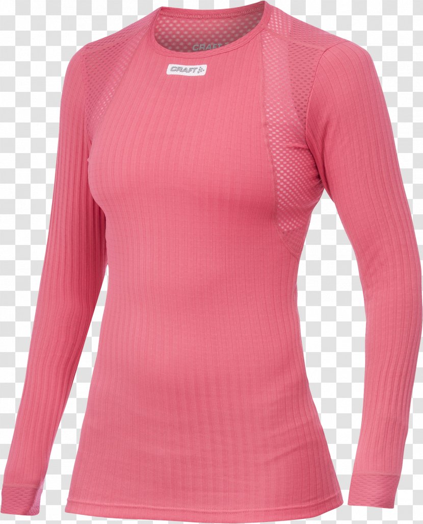 T-shirt Clothing Long Underwear Pink - Color Transparent PNG