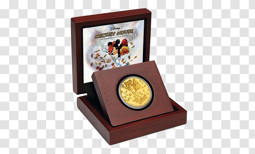 Mickey Mouse Donald Duck Gold Coin Proof Coinage - Flower - New 2 Dollar Bills Minted Transparent PNG
