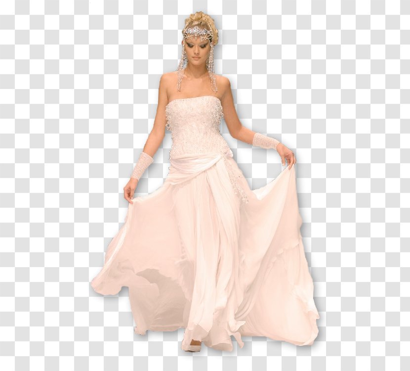 Wedding Event - Fashion - Long Hair Peach Transparent PNG