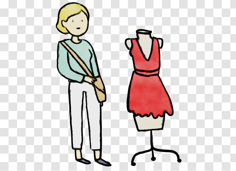 Dress Clothing Cartoon Human Uniform Transparent PNG