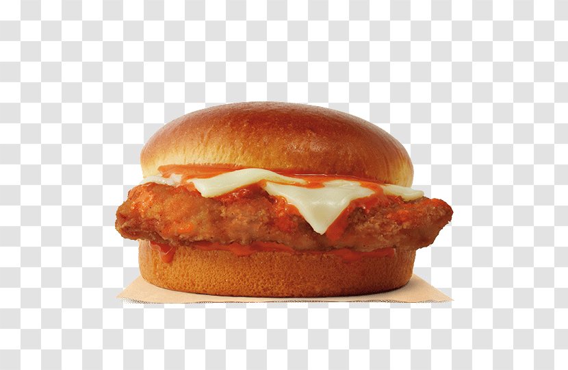 Buffalo Wing Chicken Sandwich Melt Hamburger Crispy Fried - Burger And Transparent PNG