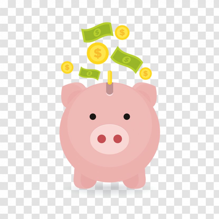 Savings Account Money Piggy Bank - Pig Transparent PNG