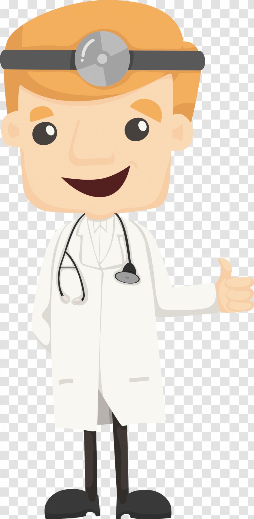 X-ray Clip Art - Professional - Vector Male Doctor Transparent PNG