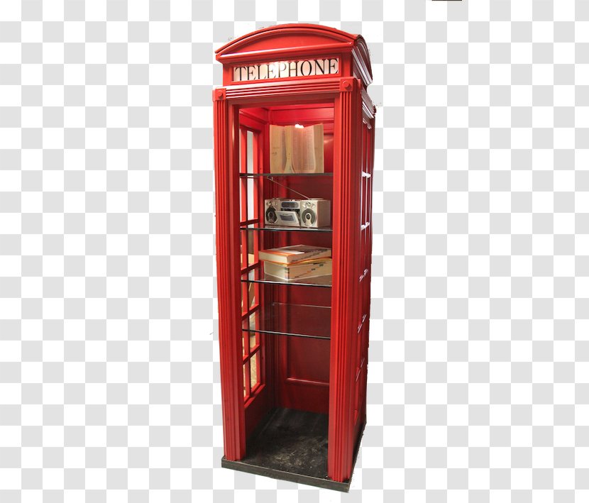 Telephone Booth Furniture English All In White - Wood - Cabine Telefonica Transparent PNG
