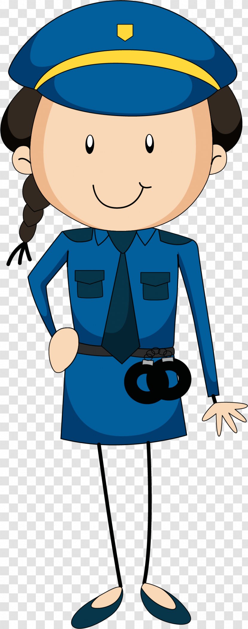 Royalty-free Stock Illustration - Vision Care - Cartoon Policewoman Transparent PNG