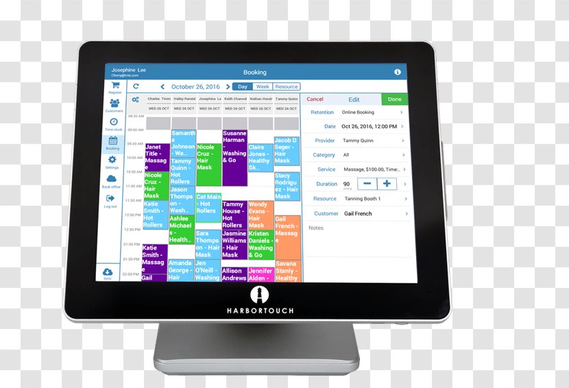 Point Of Sale Harbortouch Merchant Services Management Business Transparent PNG