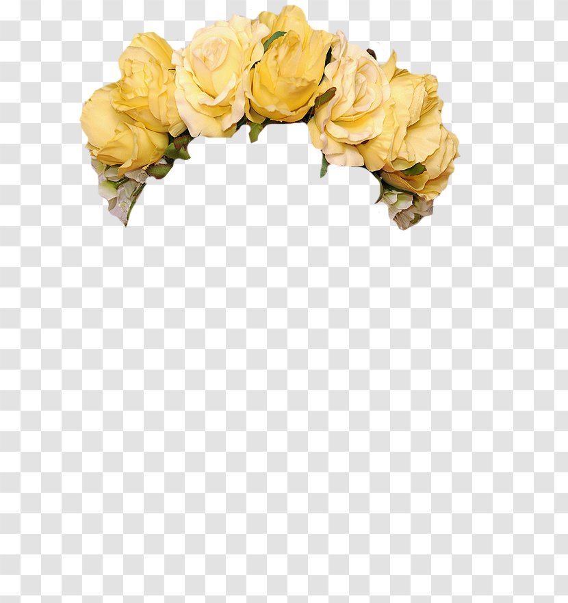 Flower Wreath Crown - Garden Roses Transparent PNG