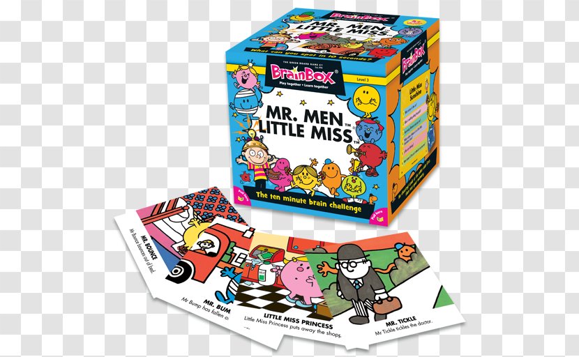 Mr. Men Board Game Card Book - Child Transparent PNG
