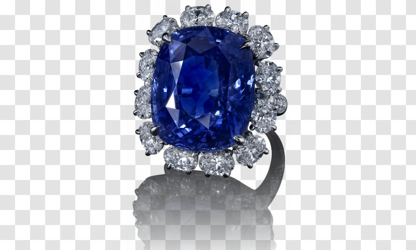 Sapphire Earring Spinel Diamond - Gemstone Transparent PNG