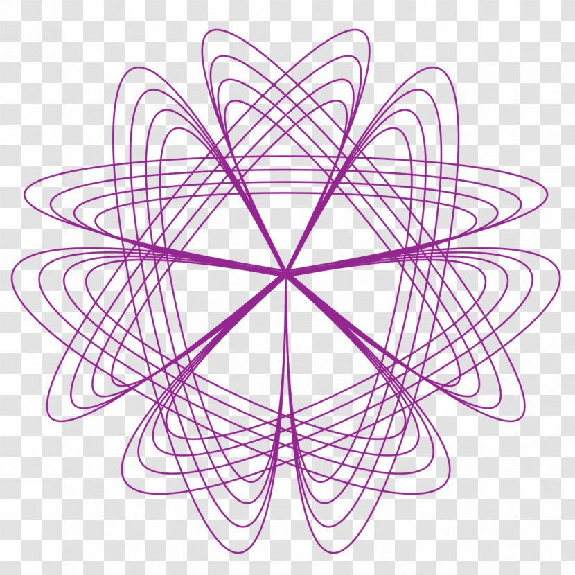 Spirograph Circle Symmetry Geometry Pattern - Shape Transparent PNG