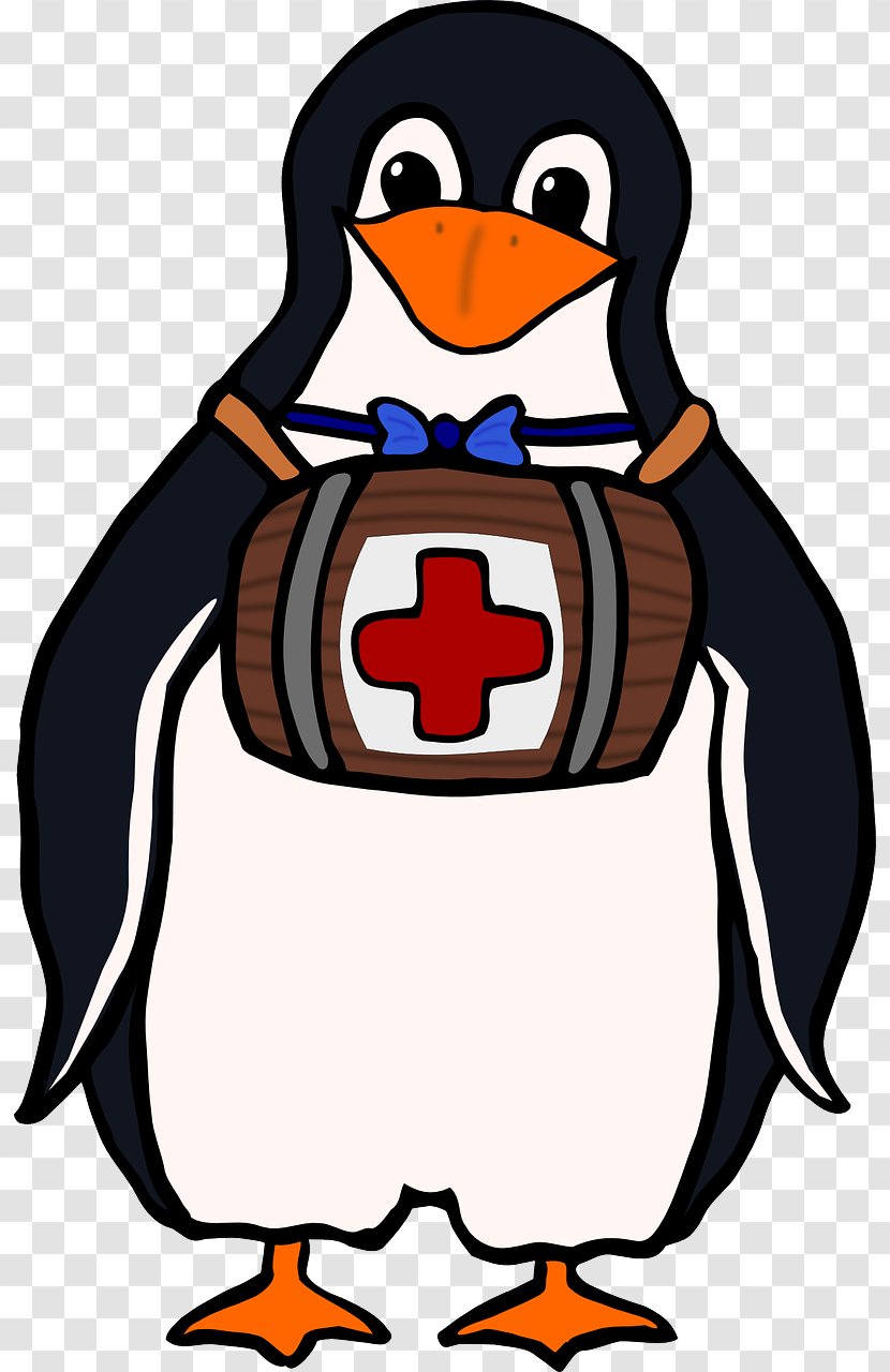 Basic First Aid American Red Cross Clip Art - Royaltyfree - Penguins Doctors Transparent PNG