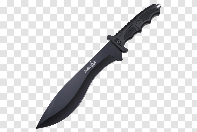 Bowie Knife Blade Hunting & Survival Knives - Weapon Transparent PNG