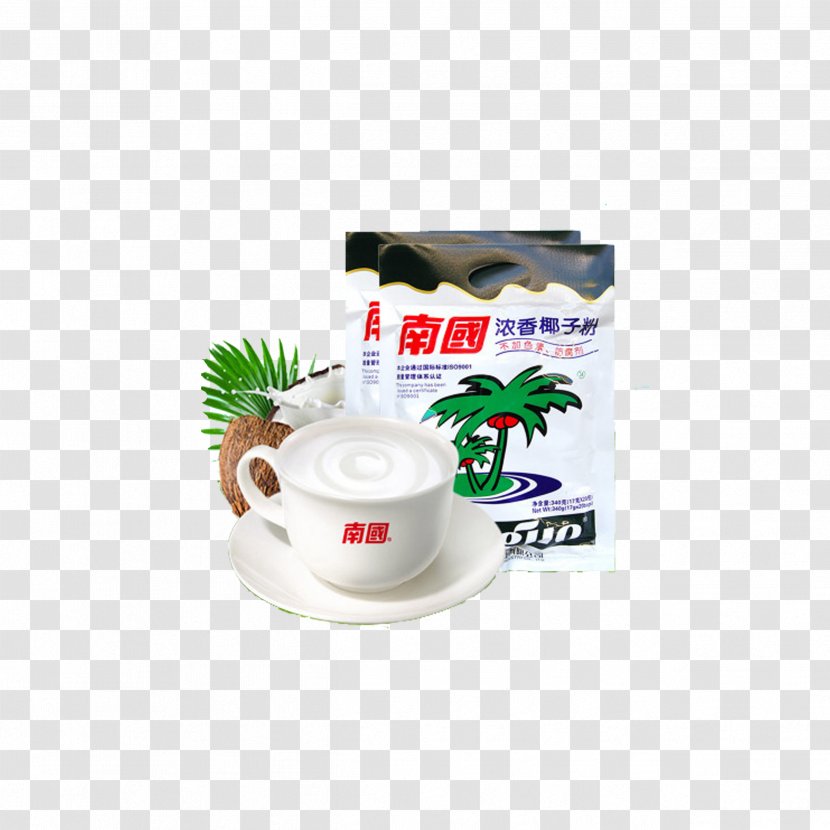Juice Dodol Instant Coffee Breakfast Coconut Milk - Taobao - Powder In A Cup Transparent PNG