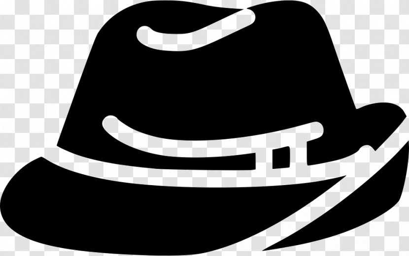 Hat Clip Art - Black And White Transparent PNG