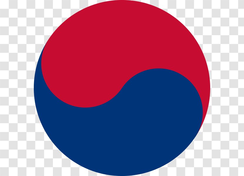 Flag Of South Korea Joseon Yin And Yang Taegeuk - Taiji - Taekwondo Clipart Transparent PNG