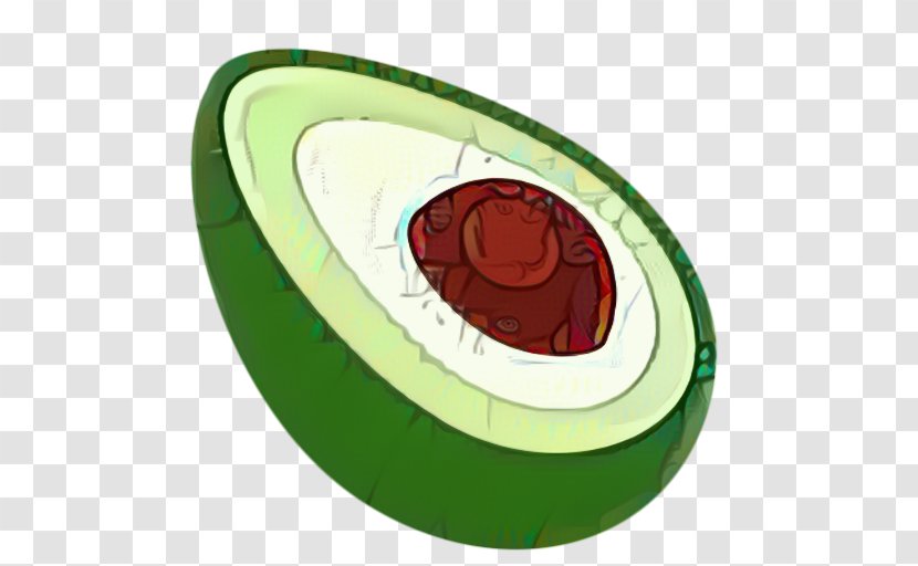 Green Circle - Cartoon - Food Oval Transparent PNG