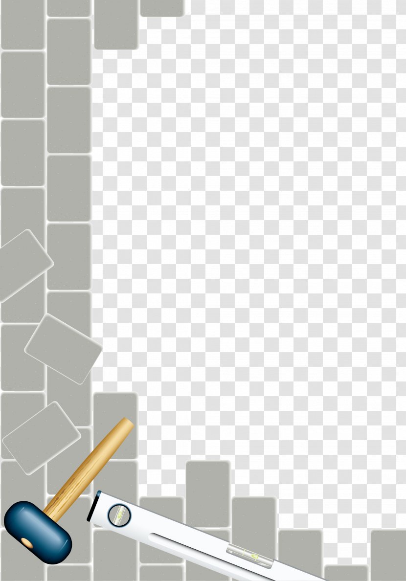 Wall Illustration - Knock The Hammer Of Transparent PNG