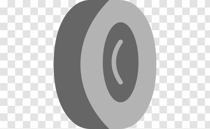Car Logo Circle Font - Black And White Transparent PNG
