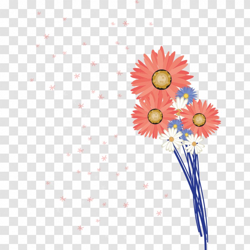 Flower - Flora - Pink Gerbera Transparent PNG