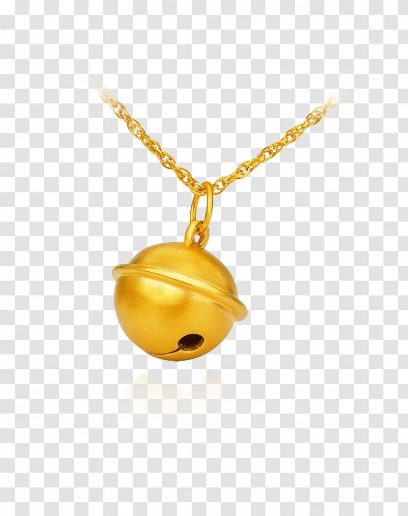Doraemon Gold GuangDong CHJ Industry Co. Ltd. Necklace - Chow Tai Fook Bell Transparent PNG