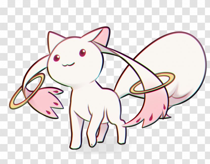 Whiskers Kyubey Fan Art Drawing - Watercolor - Ru Paul Transparent PNG