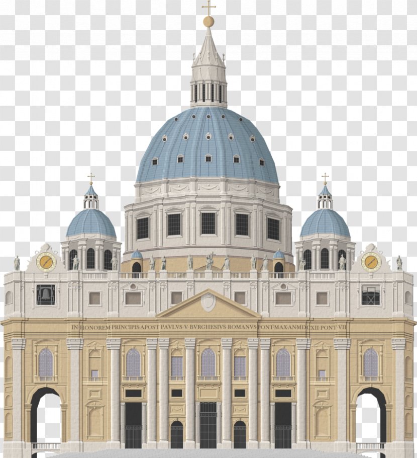 St. Peter's Basilica Square Manila Cathedral Rome Drawing Transparent PNG