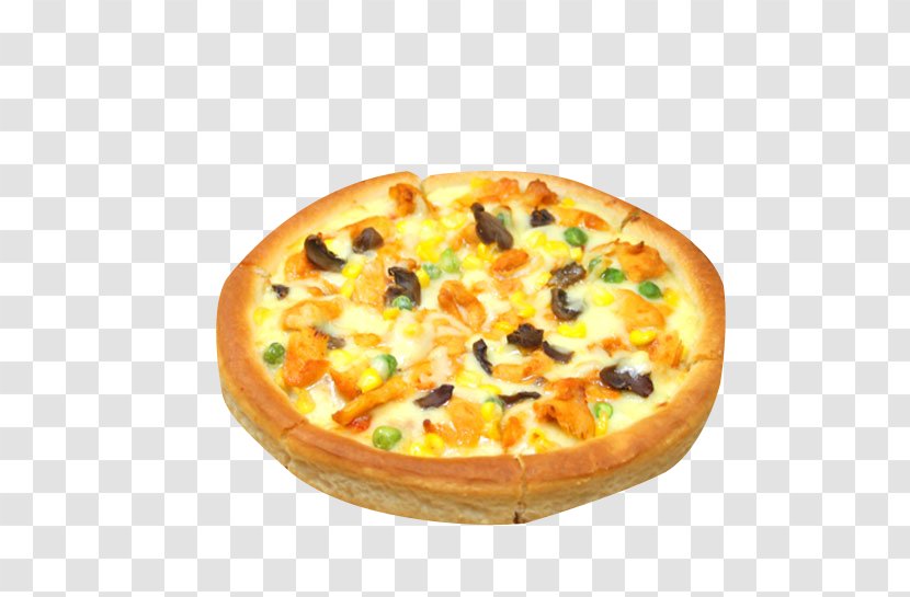 California-style Pizza Sicilian Quiche Vegetarian Cuisine - Cheese - Freshly Baked Material Transparent PNG