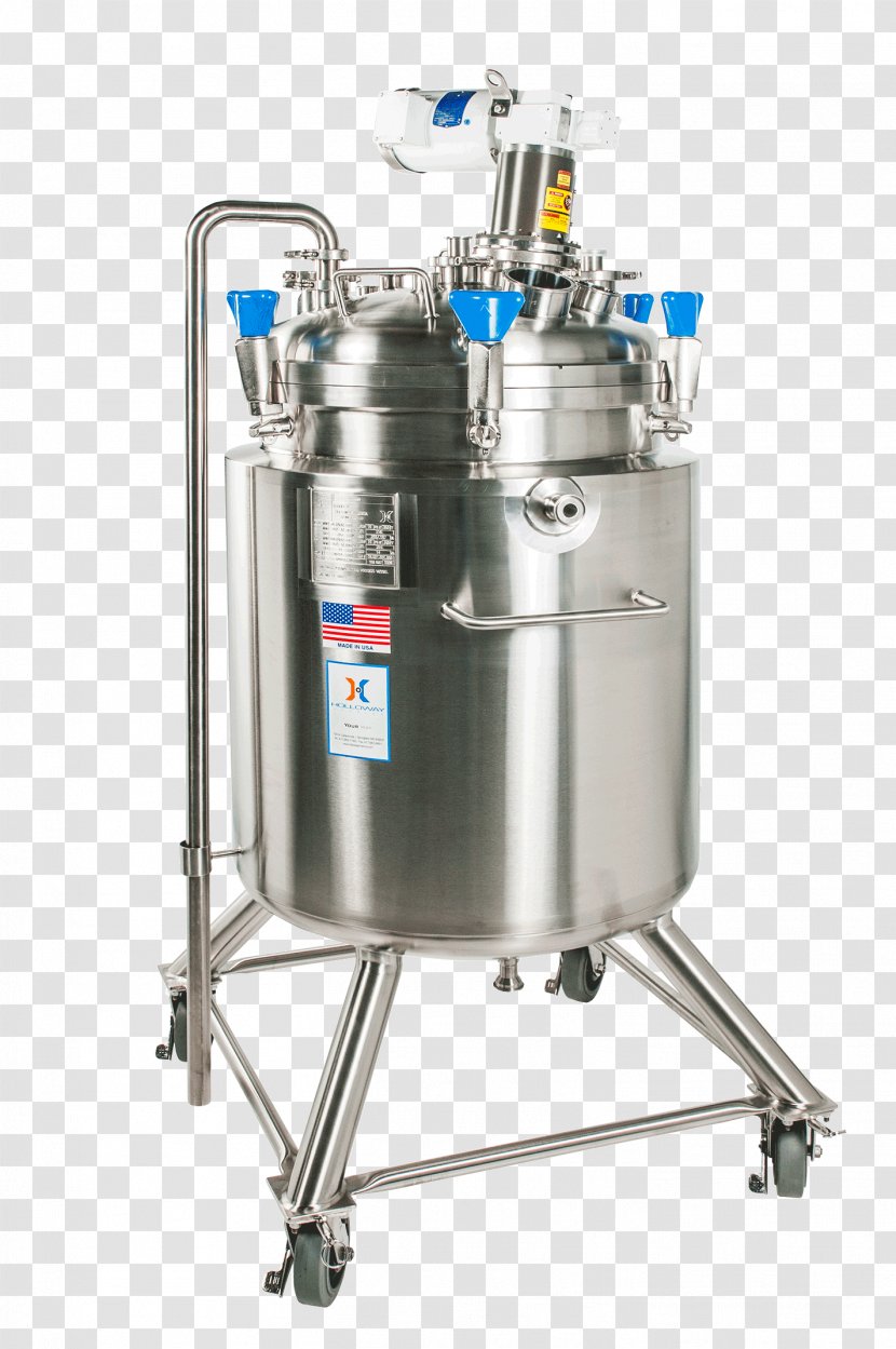 Machine Mixing Pressure Vessel Storage Tank Pharmaceutical Industry Transparent PNG