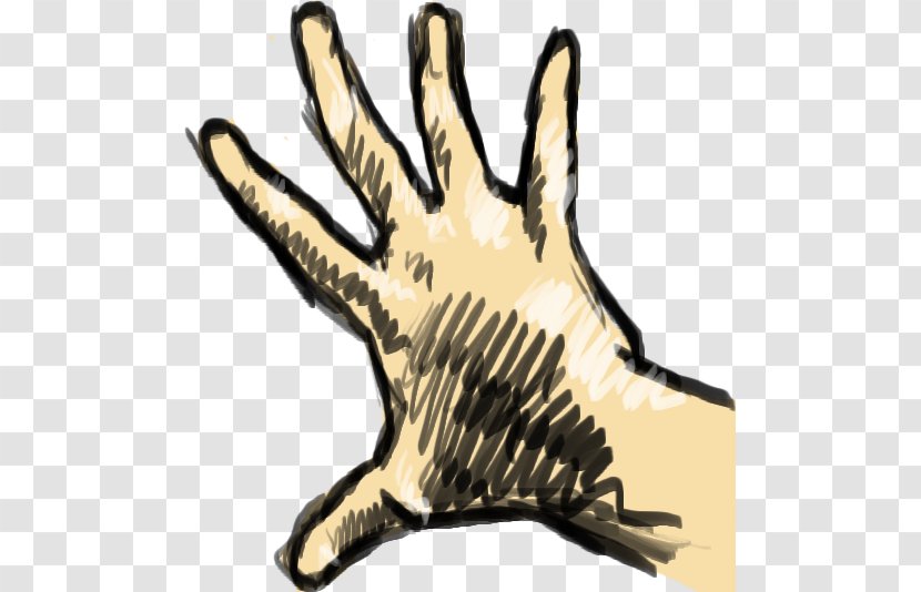 Animation Hand Palm Finger Thumb - Cartoon Transparent PNG