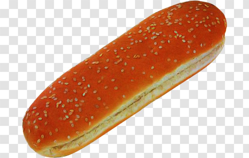 Hot Dog Bun Fast Food Bread - Baguette Baked Goods Transparent PNG