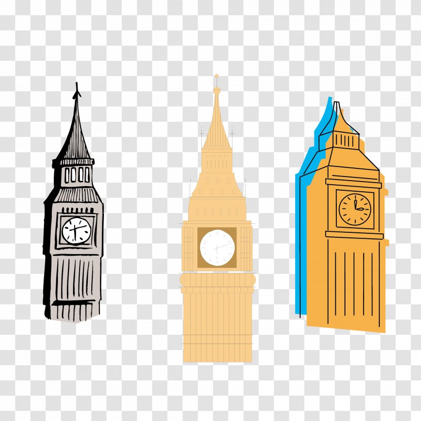 Big Ben Euclidean Vector Bell - Distance - Material Collection Transparent PNG