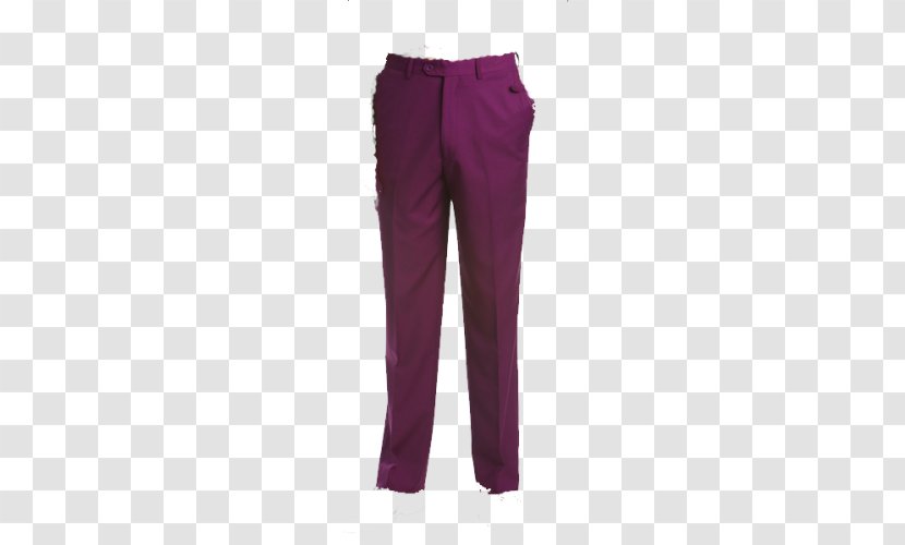 Slim-fit Pants Purple Waist Chino Cloth Transparent PNG