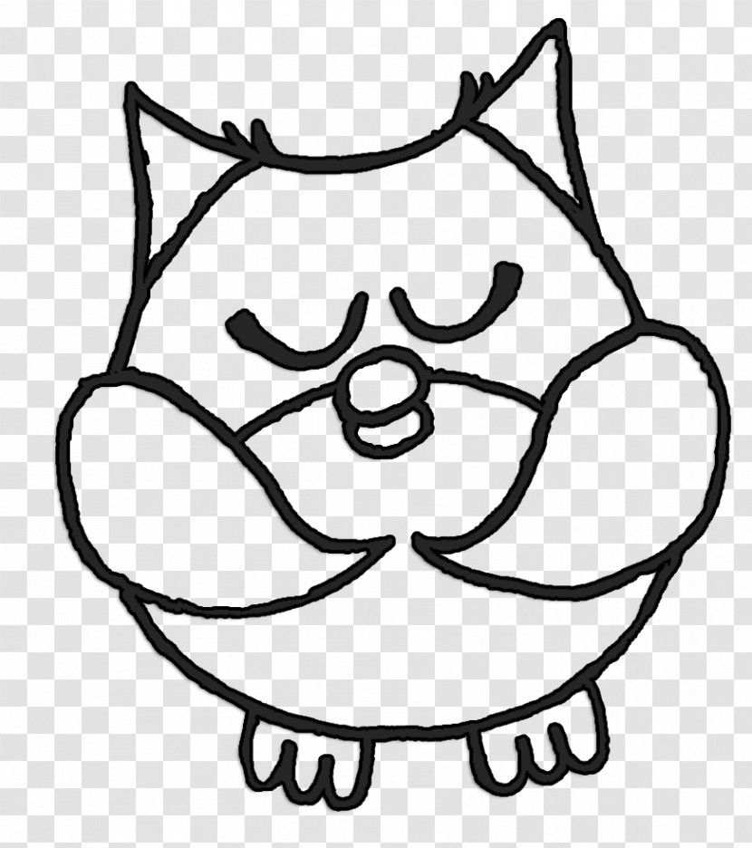 Black-and-white Owl Black And White Clip Art Transparent PNG