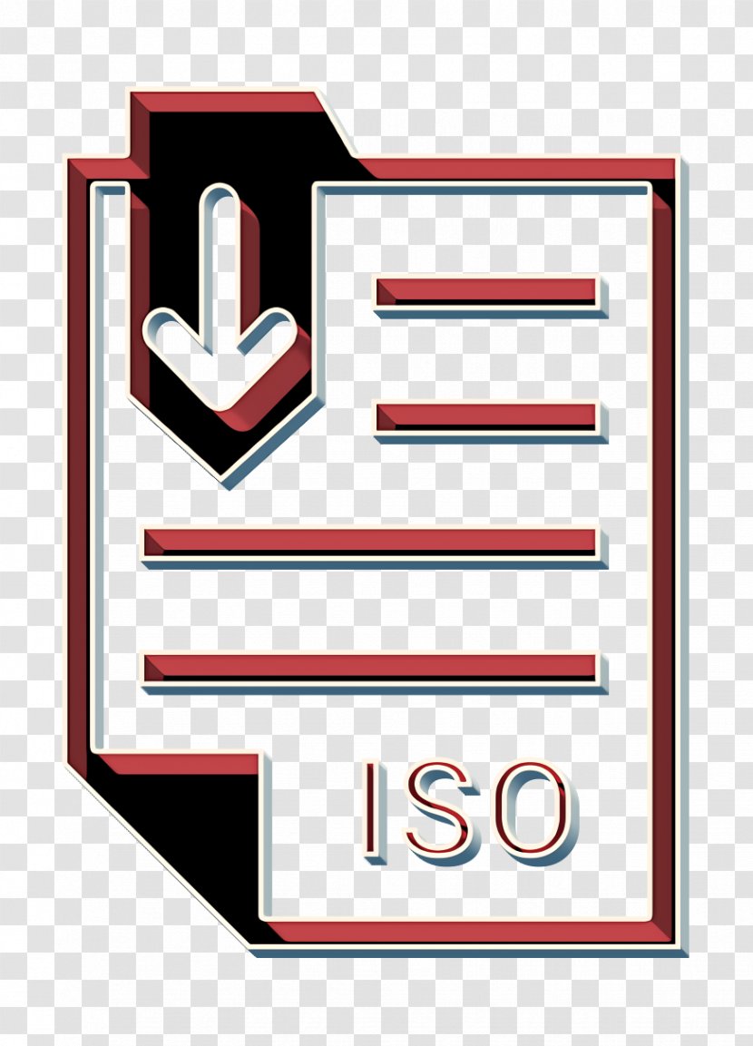File Icon Format Iso - Logo Text Transparent PNG
