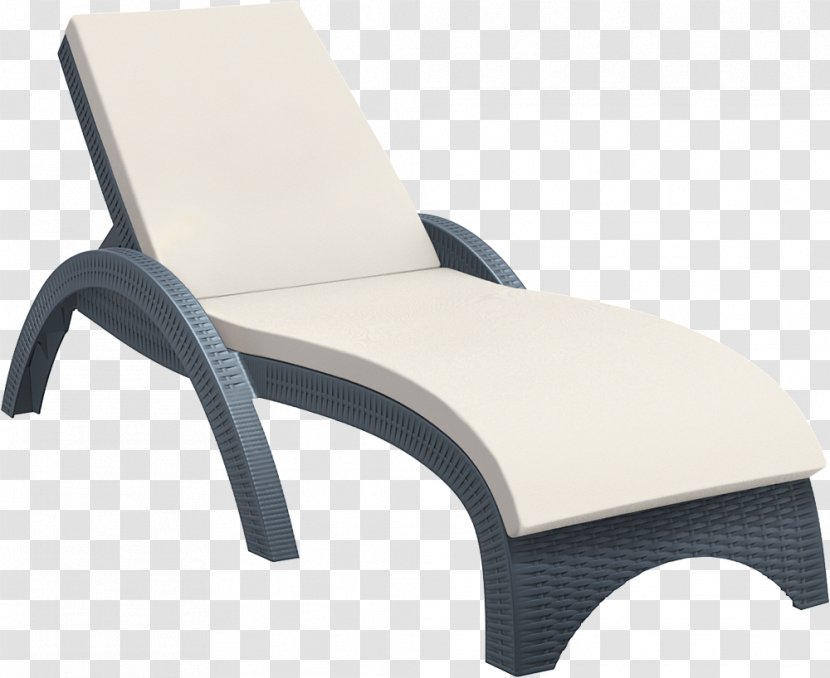 Sunlounger Deckchair Furniture Cushion - Chair Transparent PNG
