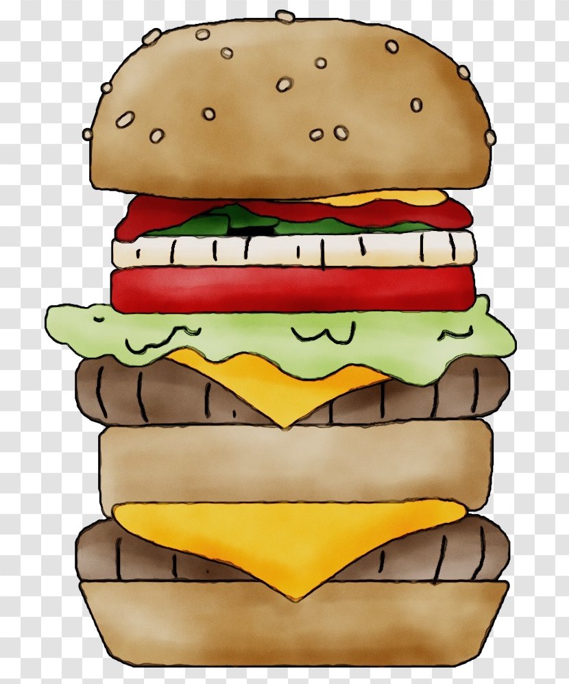 Hamburger - Sandwich - American Cheese Transparent PNG