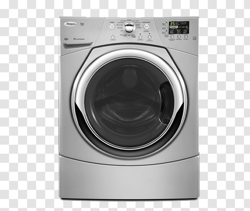 Washing Machines Clothes Dryer Whirlpool Corporation Home Appliance Laundry - Refrigerator - Machine Appliances Transparent PNG