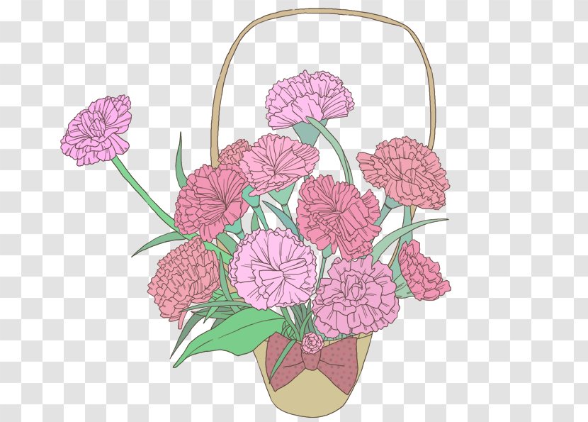 Carnation Flower Baskets - Poster - Arranging Transparent PNG