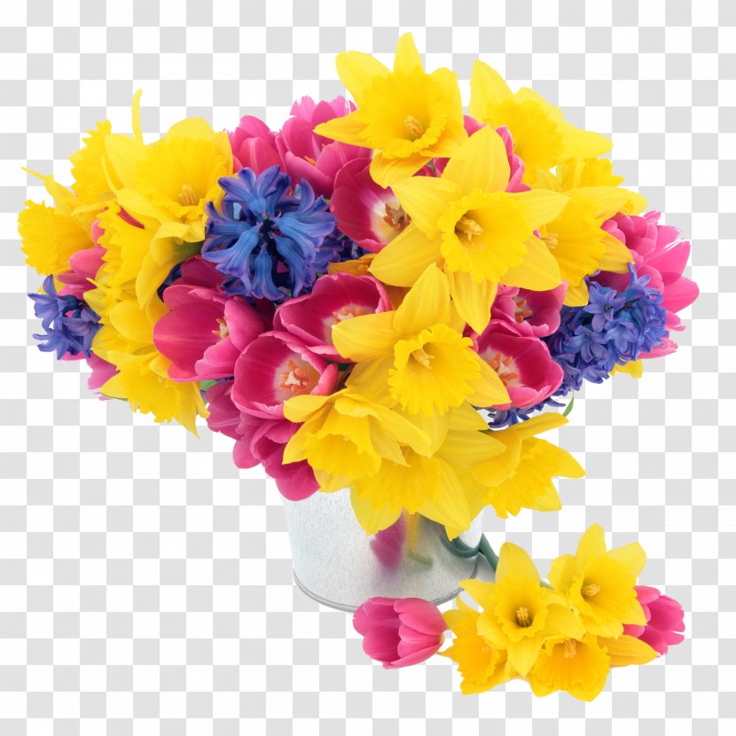Flower Bouquet Tulip Clip Art - Birthday Transparent PNG