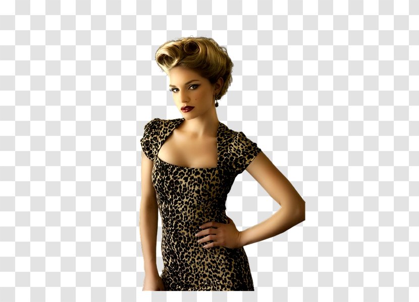 Blond Hairstyle Model Fashion Animal Print - Heart Transparent PNG