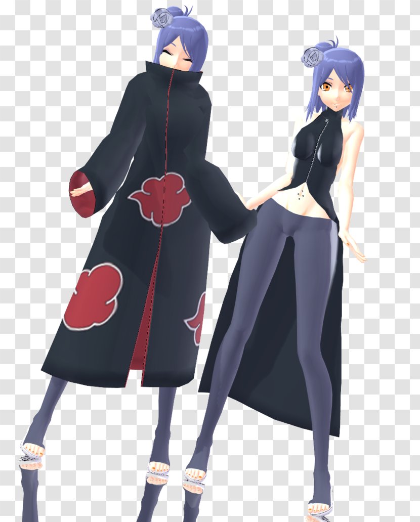 Konan Pain Costume Kiba Inuzuka Kakuzu - Silhouette - Naruto Transparent PNG