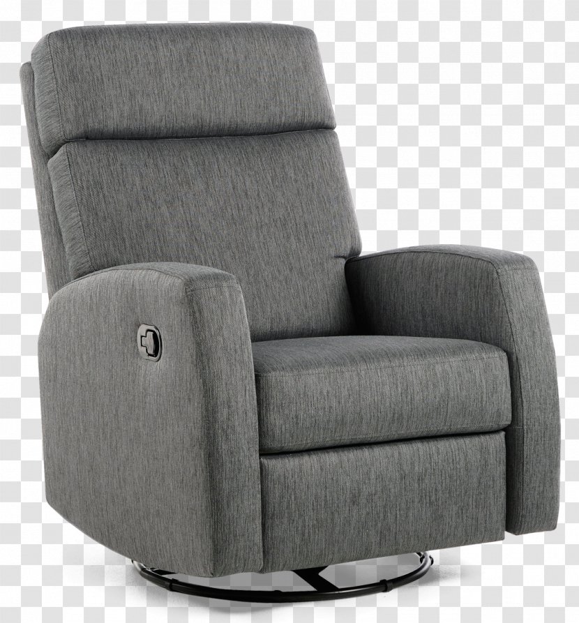 Recliner Dark Grey Woven Fabric Color Material - Chair - Rec Transparent PNG