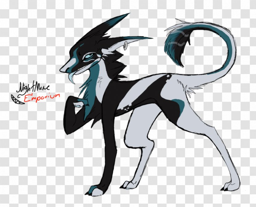 Canidae Cat Demon Horse Cartoon - Mythical Creature Transparent PNG