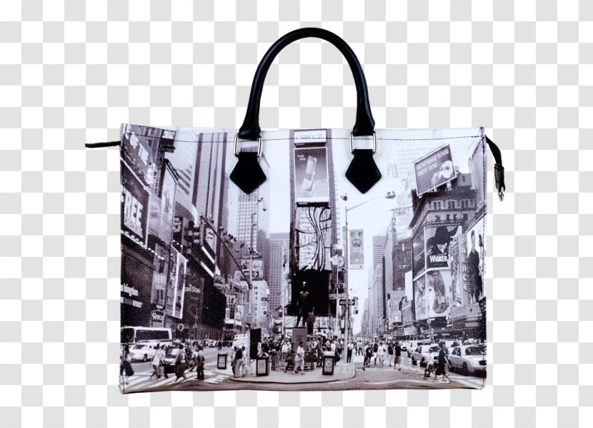 Times Square Tote Bag Handbag Broadway Theatre - Rectangle Transparent PNG