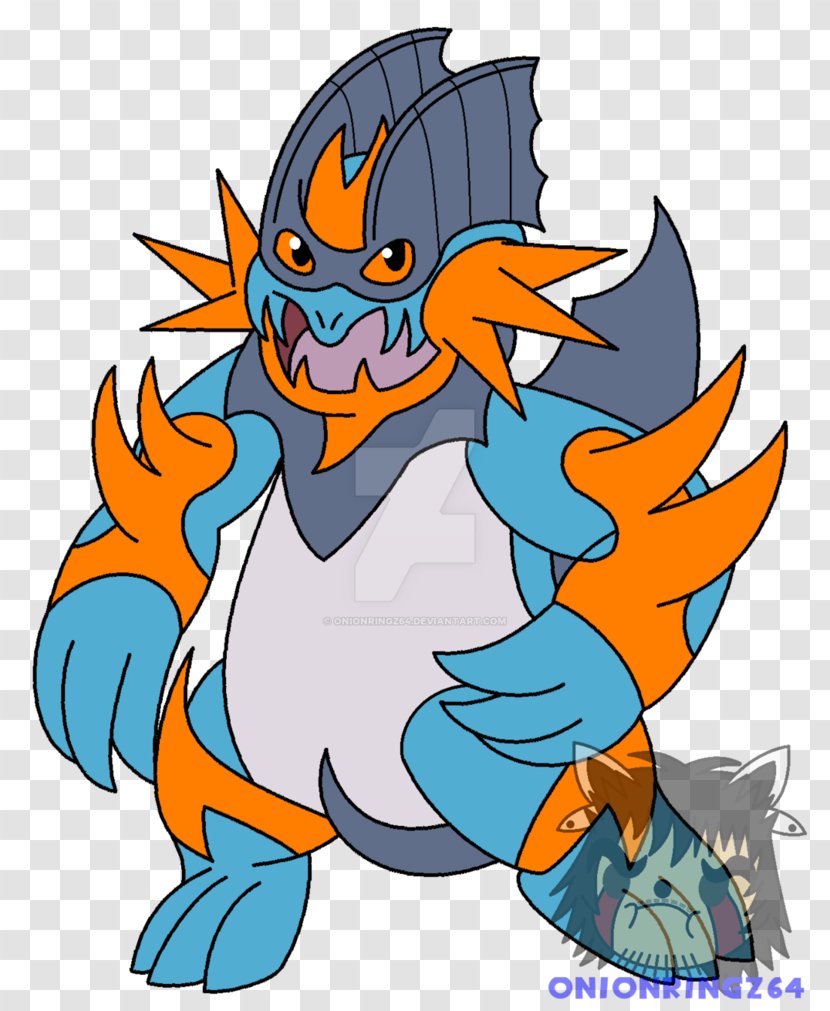 Swampert DeviantArt Drawing - Mythical Creature - Onion Ring Transparent PNG