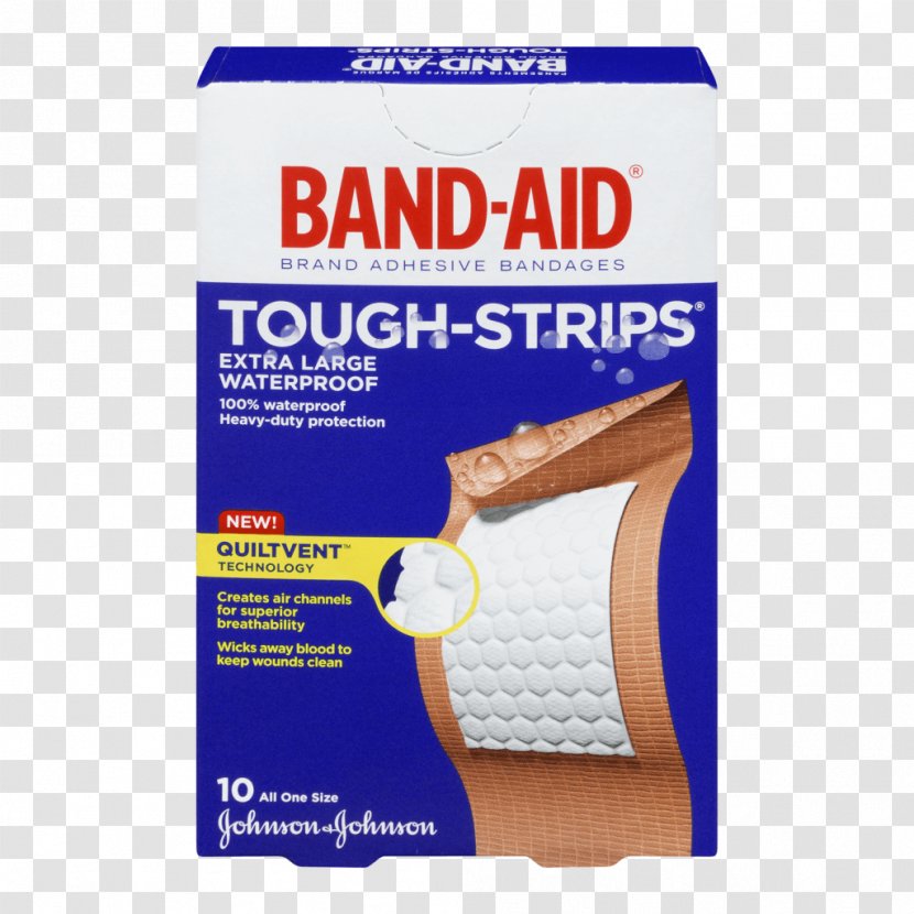 Johnson & Band-Aid Adhesive Bandage Wound - First Aid Supplies Transparent PNG