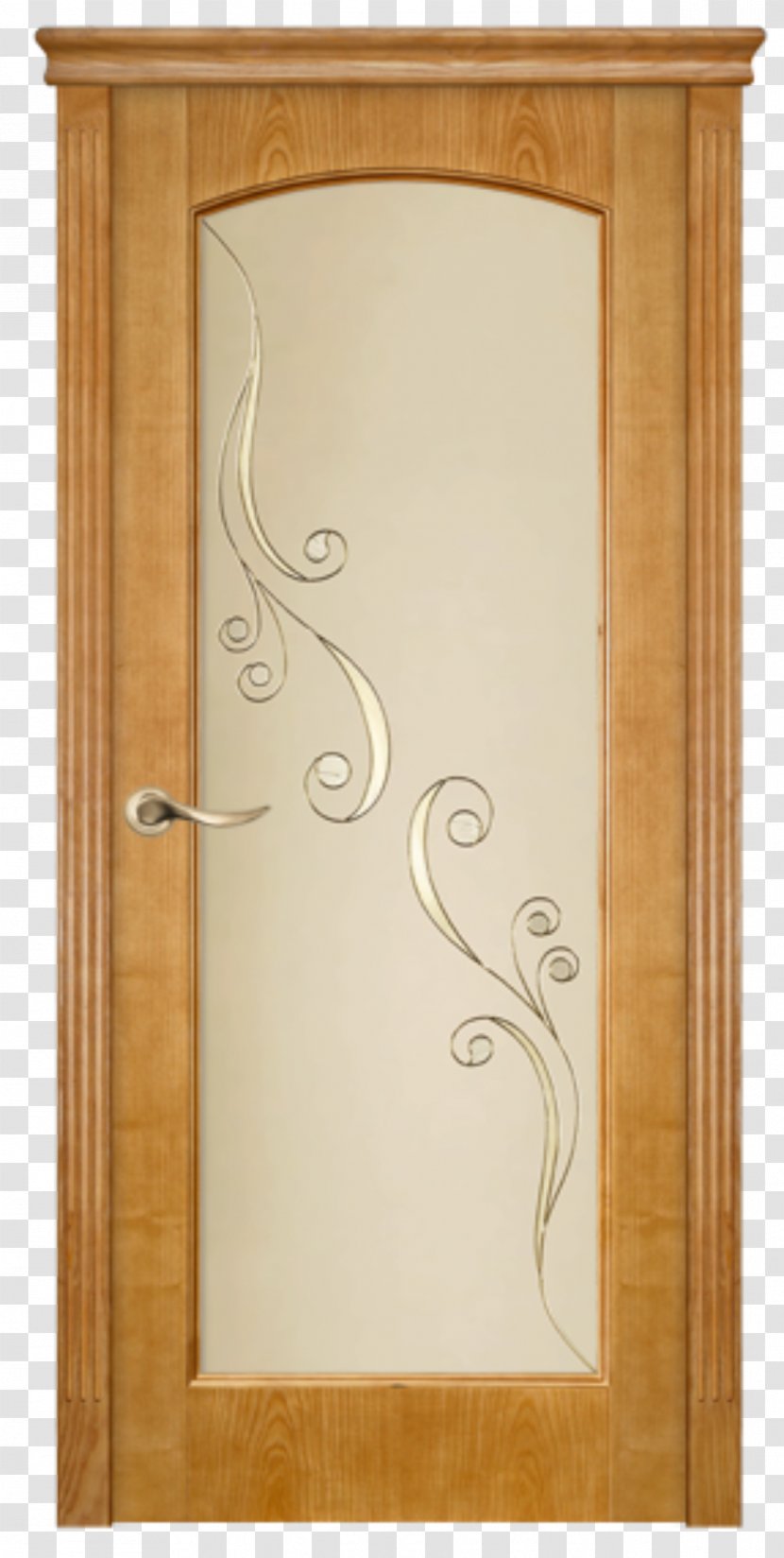 Door Wood Veneer Dveri Mezhkomnatnyye Stained Glass - Rectangle Transparent PNG