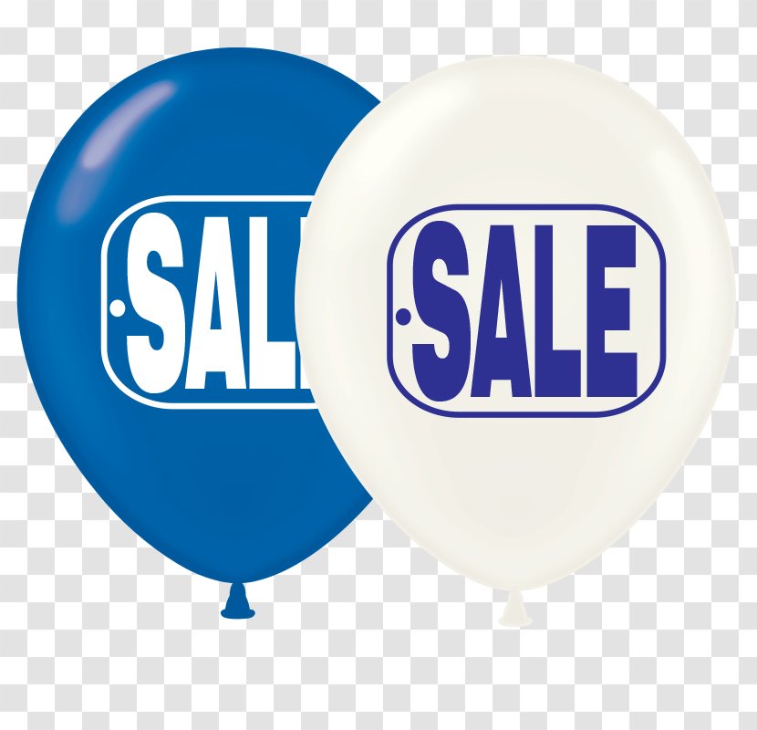 Balloon Sales Advertising Blue Retail - Natural Rubber Transparent PNG