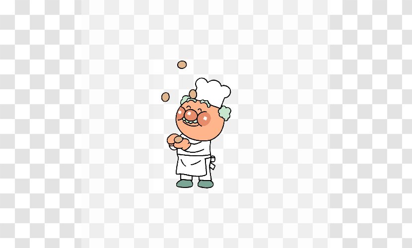 Anpanman Clip Art - Bread Superman Chef Transparent PNG